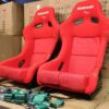 1x Bride VIOS II Fixed Red Fibreglass Grey or Full black Car Racing Sport seat 174639698298 1