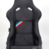 2 x Crank Motorsport Podium PositionAlcantara Recaro Pole Car Racing Sport seat 185589056257 1