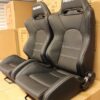 2 x SR5 Ultra hard wearing PVC Recaro style Car Racing Sport seats 174547493903 1