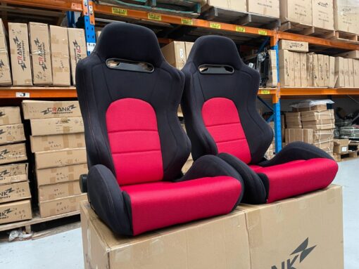 2 x SR5 seat in Type R Style Recaro style Car Racing Sport seats 185542689121 1