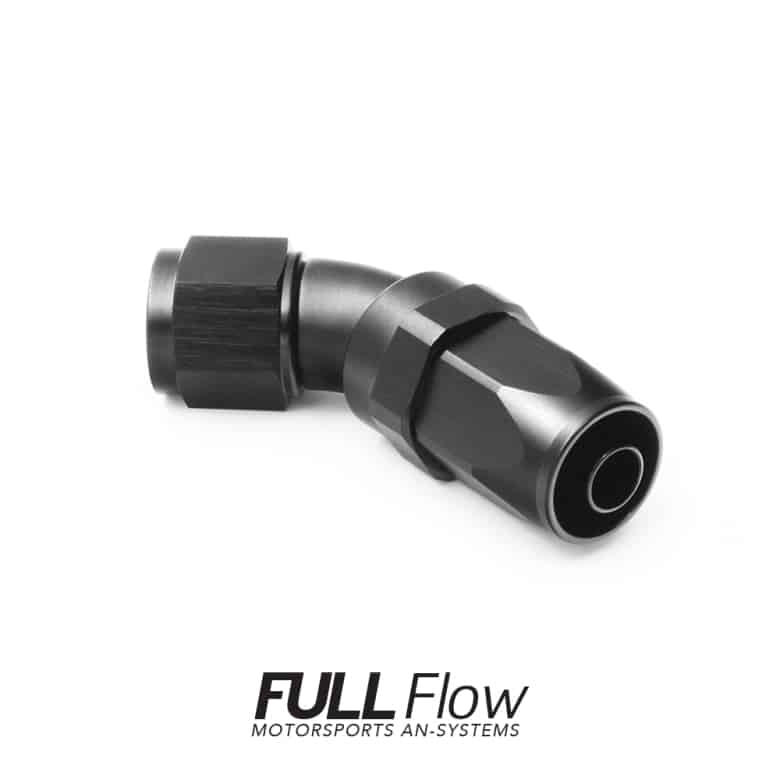 Nuke Performance Full Flow PTFE Hose End Fitting 150 Degree AN-8