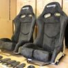 2x Bride Seat stradia lowmax Fiberglass Fullblack Alcantara with Internaltional 185101975149 1