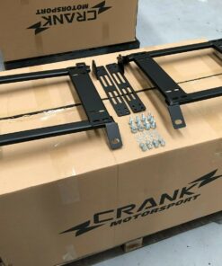 2x Crank Motorsport Landcruiser J100 100 Series rail adapter suit RECARO SPARCO 1847834