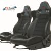 2x Crank Motorsport R34 GTR Mspec leather style seats ADR approved AU stock 175200858638 1