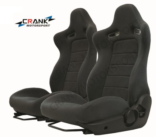 2x Crank Motorsport R34 GTR Vspec Series 1 Grey seats Rails ADR approved 175175434120 1