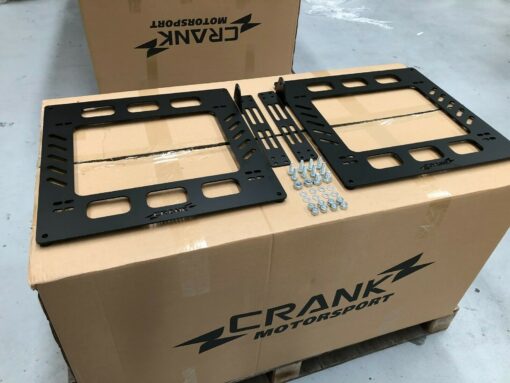 2x Crank Motorsport Range Land Rover Defender rail adapter suit RECARO SPARCO 1745