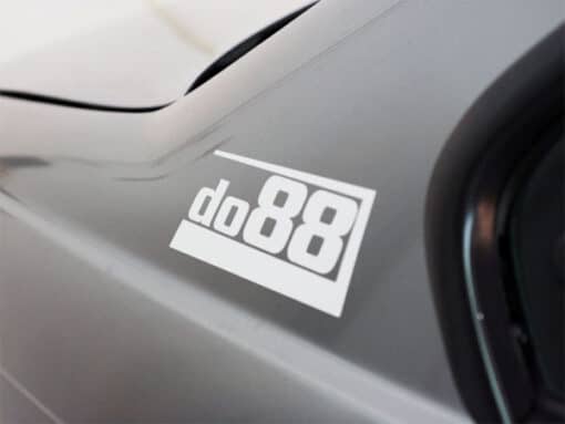 do88 sticker silver